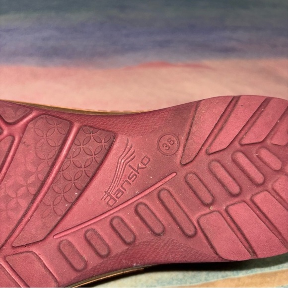 DANSKO Kane Shoes EU 38 Block Heel Slip On Mules Molded EVA Clog - Picture 10 of 10